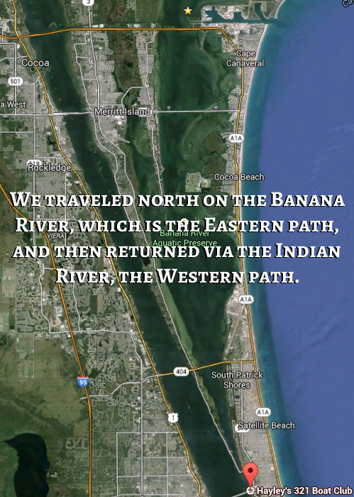 satellite view of route